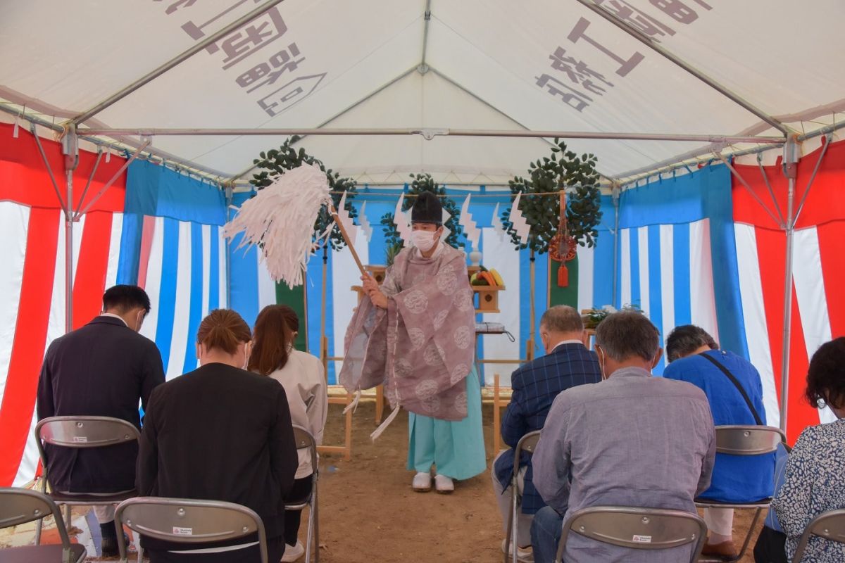 「大野城市04」注文住宅現場リポート①【地鎮祭】