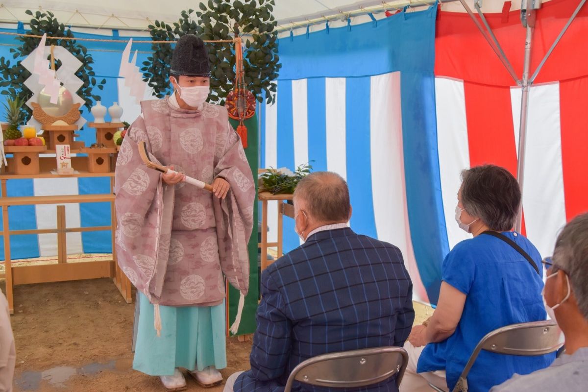 福岡県大野城市04　注文住宅建築現場リポート①　～地鎮祭～