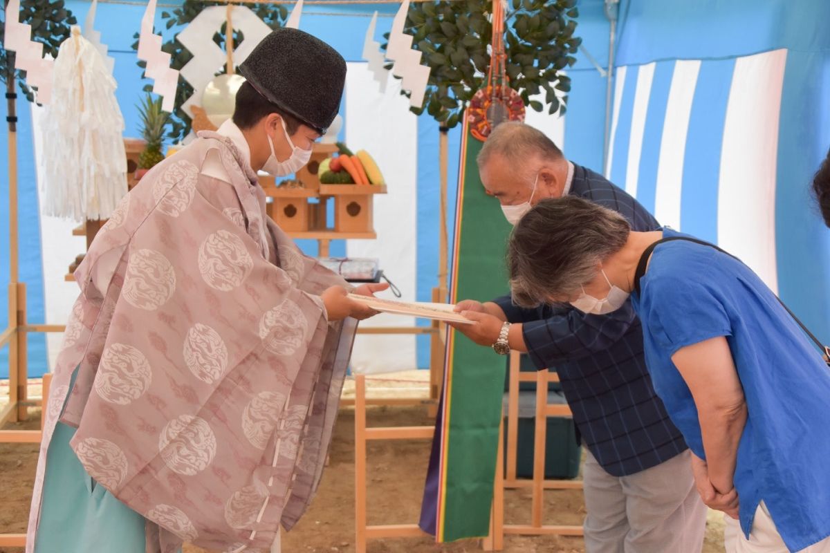 福岡県大野城市04　注文住宅建築現場リポート①　～地鎮祭～