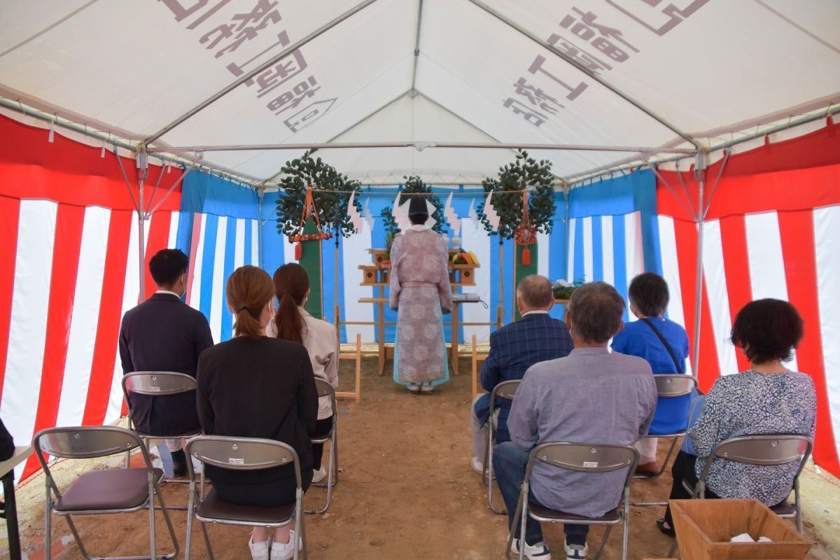 「大野城市04」注文住宅現場リポート①【地鎮祭】