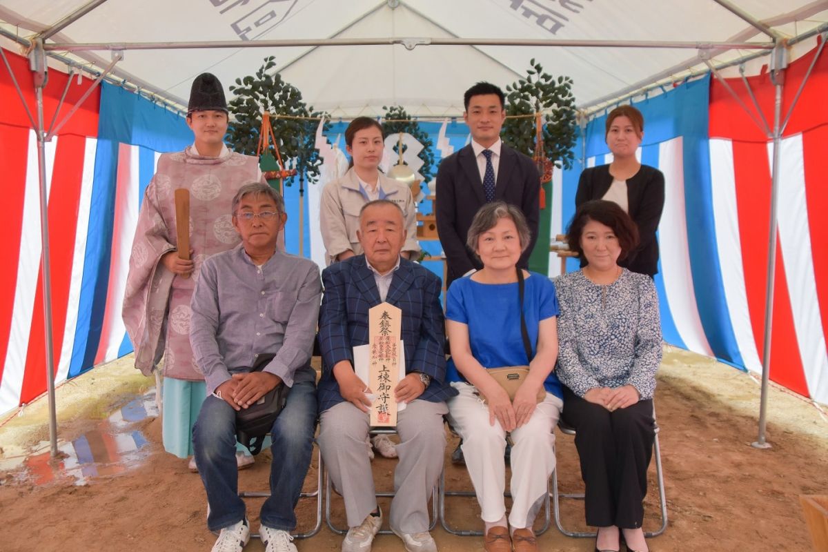 「大野城市04」注文住宅現場リポート①【地鎮祭】