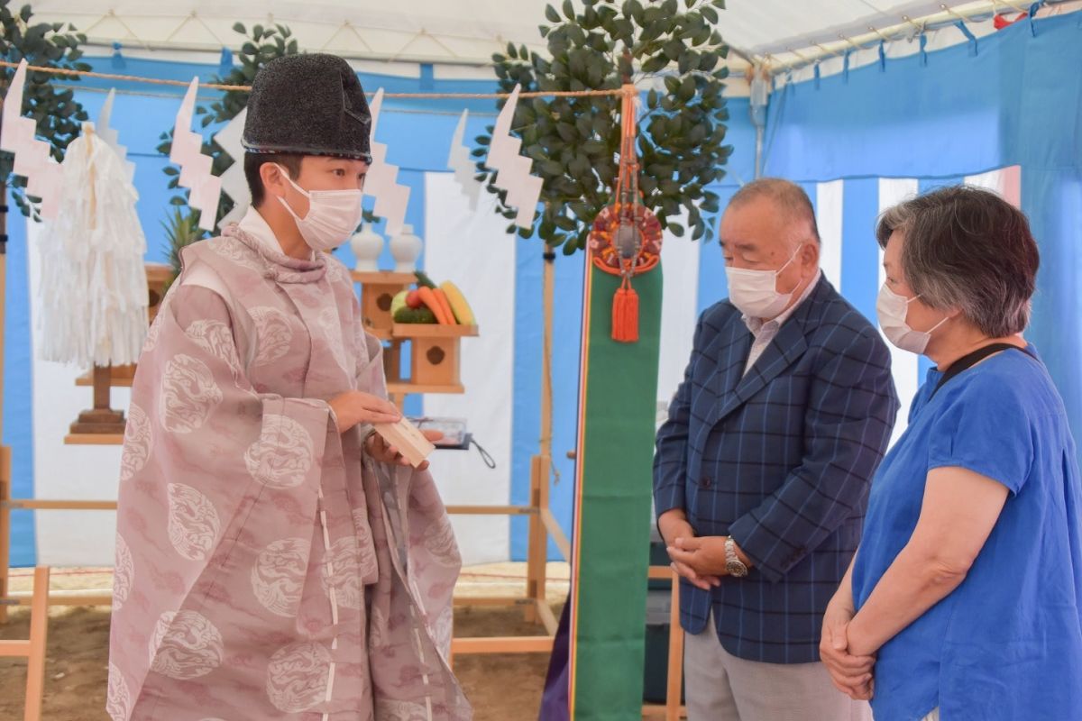 「大野城市04」注文住宅現場リポート①【地鎮祭】