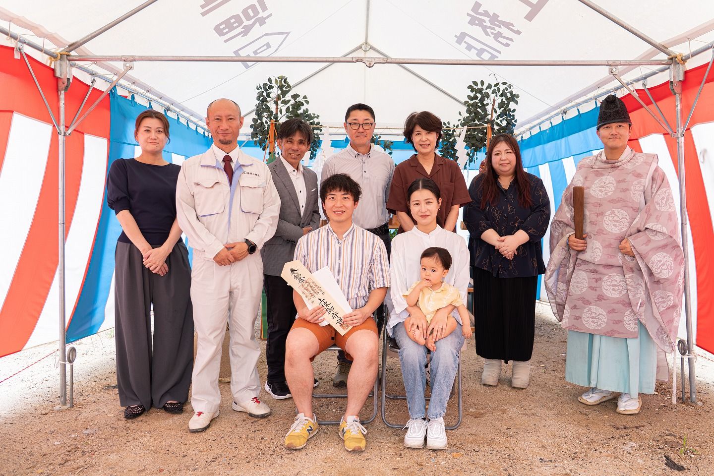 「福岡市東区18」注文住宅現場リポート①【地鎮祭】