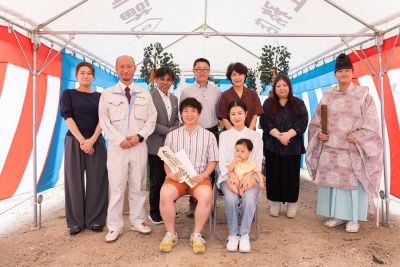 「福岡市東区18」注文住宅現場リポート①【地鎮祭】