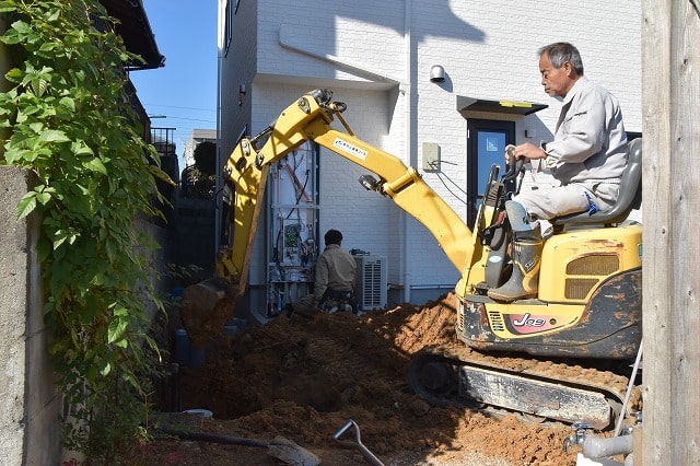 「福岡市南区10」注文住宅現場リポート⑪【基礎工事】【給排水】