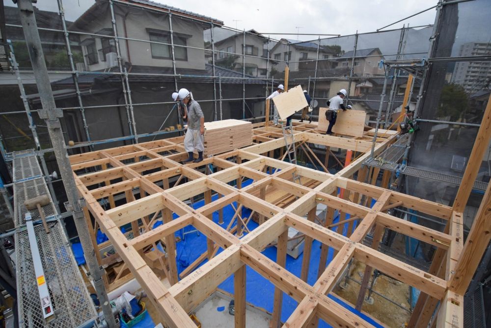 福岡県筑紫野市08　注文住宅建築現場リポート④　～上棟式～