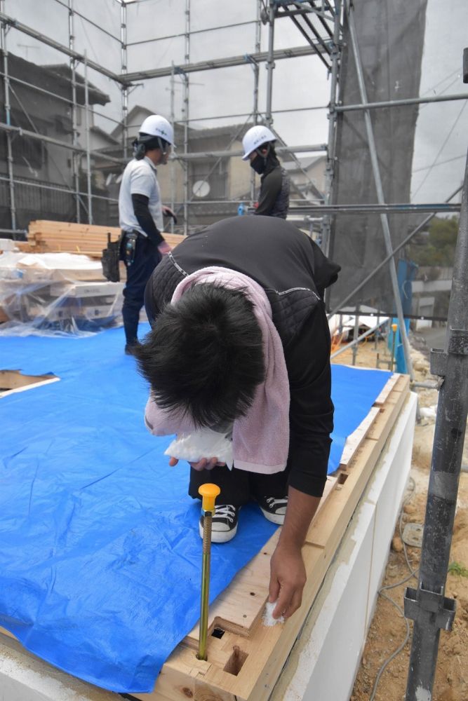 福岡県筑紫野市08　注文住宅建築現場リポート④　～上棟式～