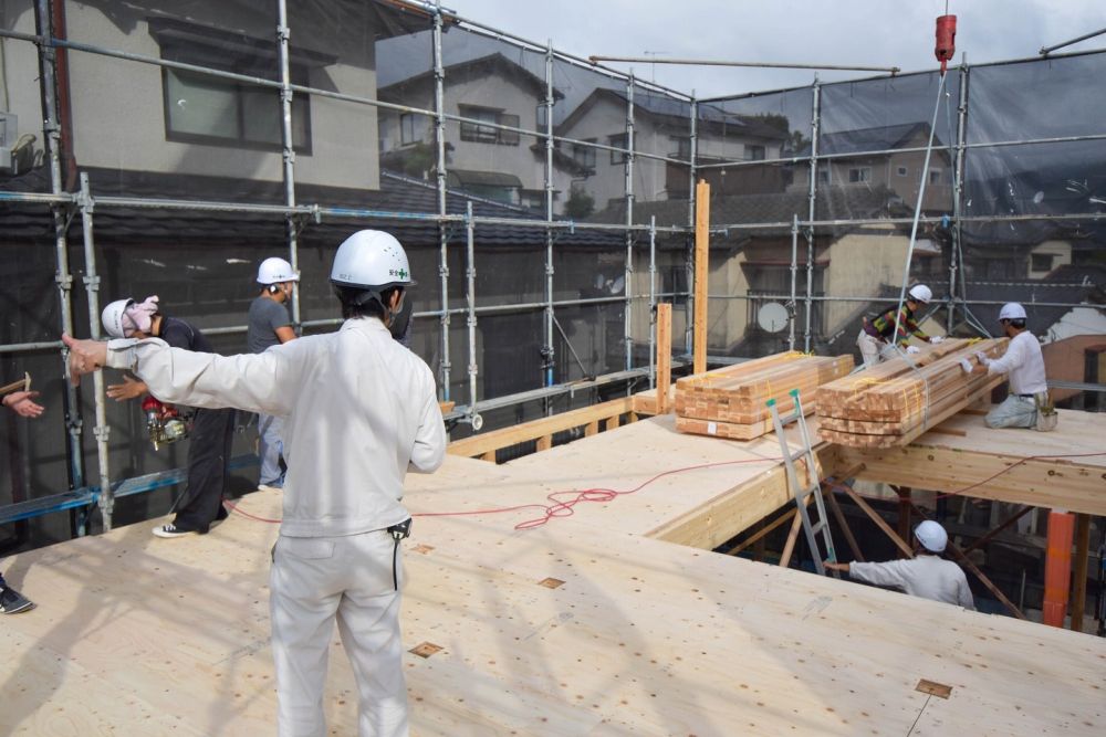 福岡県筑紫野市08　注文住宅建築現場リポート④　～上棟式～