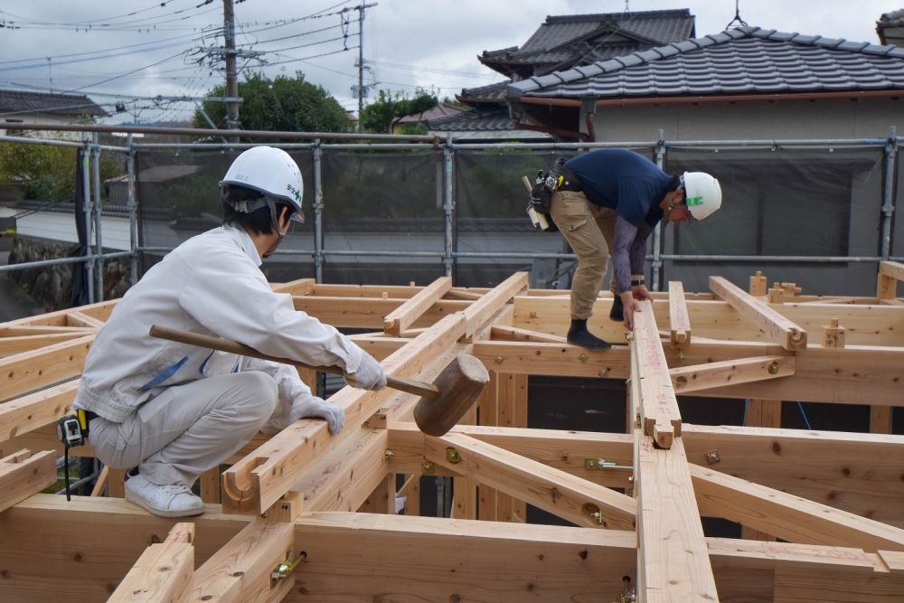 福岡県筑紫野市08　注文住宅建築現場リポート④　～上棟式～