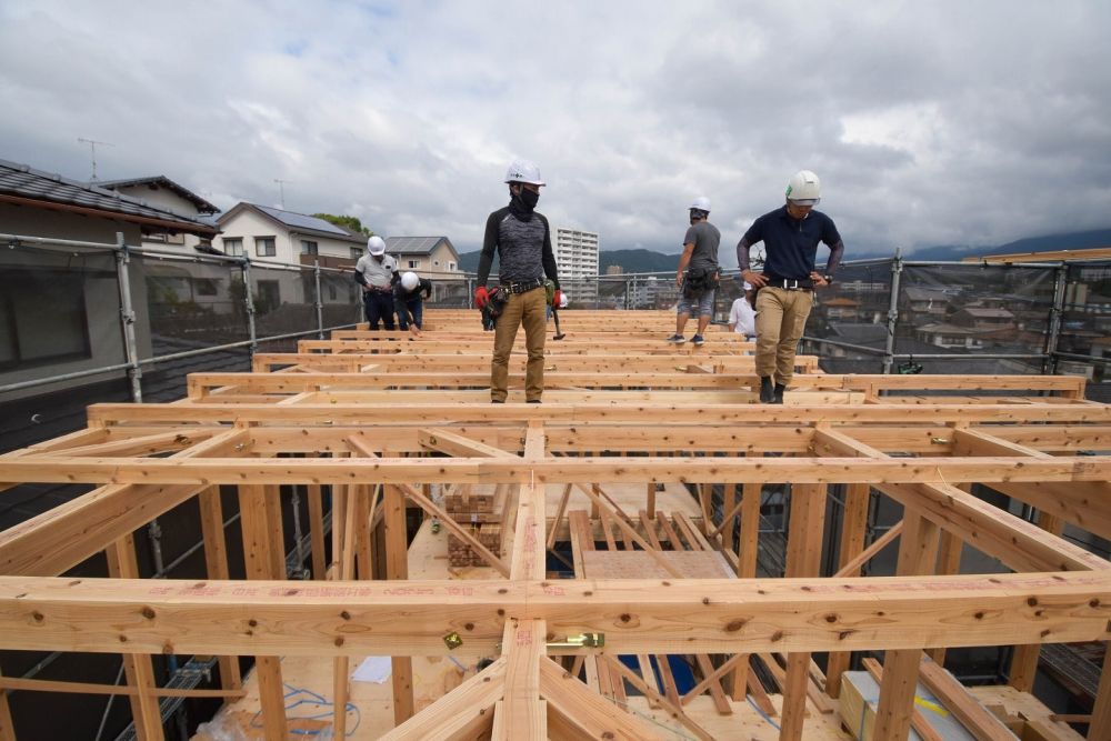 福岡県筑紫野市08　注文住宅建築現場リポート④　～上棟式～