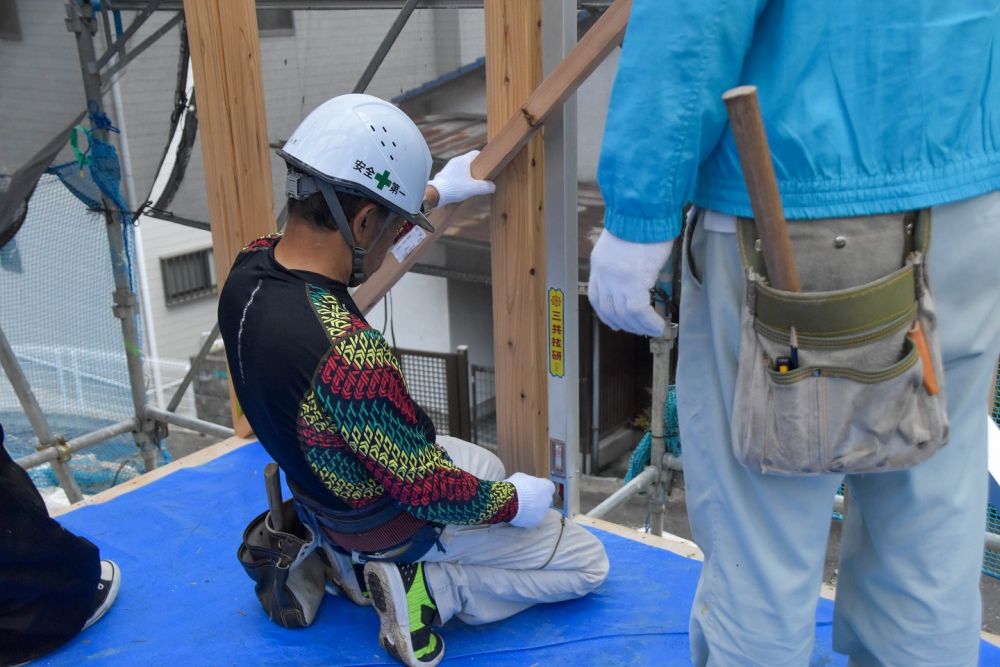 福岡県筑紫野市08　注文住宅建築現場リポート④　～上棟式～