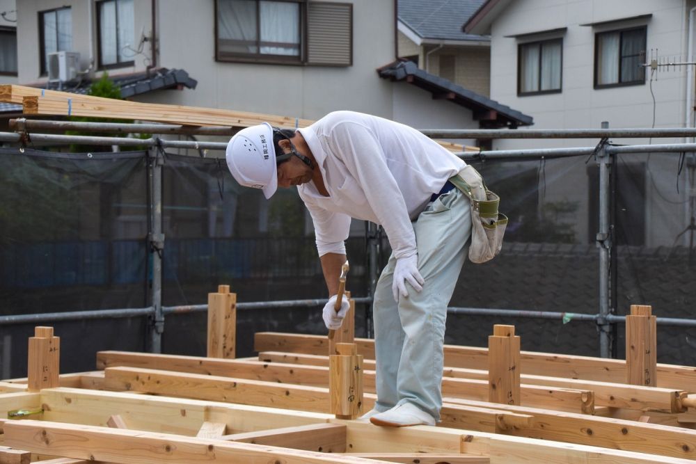 福岡県筑紫野市08　注文住宅建築現場リポート④　～上棟式～