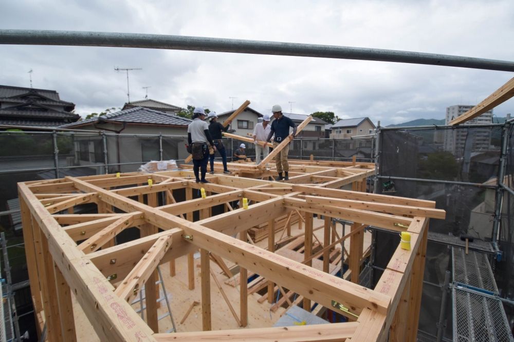 福岡県筑紫野市08　注文住宅建築現場リポート④　～上棟式～