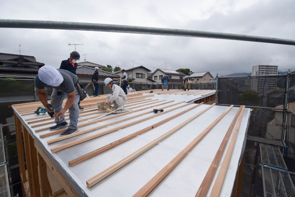 福岡県筑紫野市08　注文住宅建築現場リポート④　～上棟式～