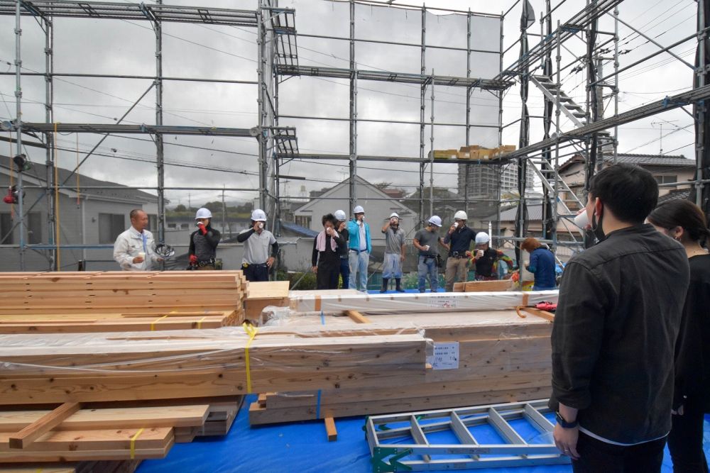 「筑紫野市08」注文住宅現場リポート④【上棟式】