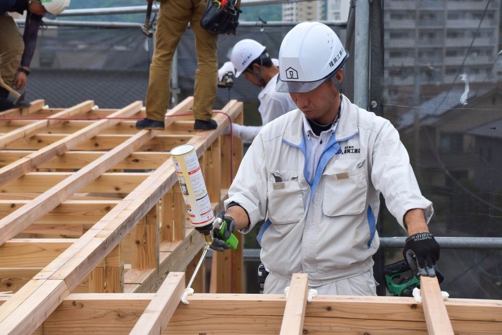 福岡県筑紫野市08　注文住宅建築現場リポート④　～上棟式～