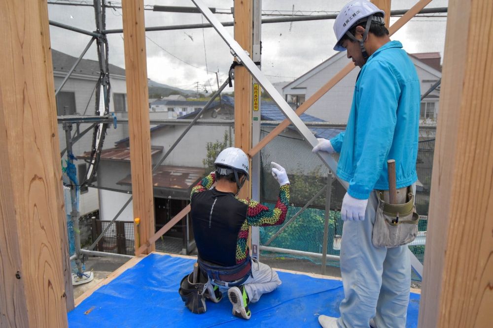 福岡県筑紫野市08　注文住宅建築現場リポート④　～上棟式～