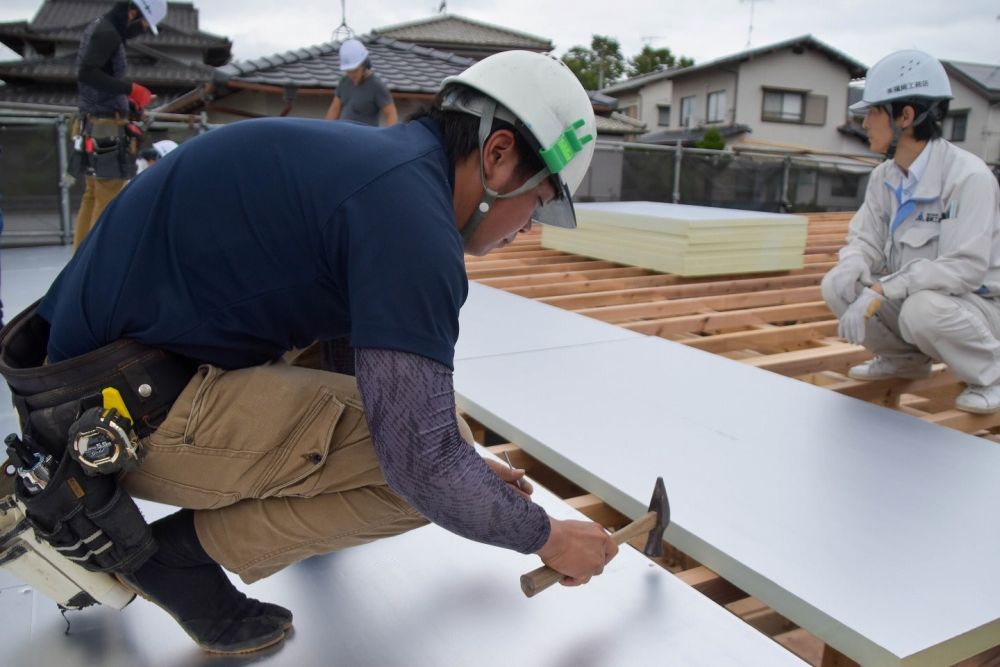 福岡県筑紫野市08　注文住宅建築現場リポート④　～上棟式～