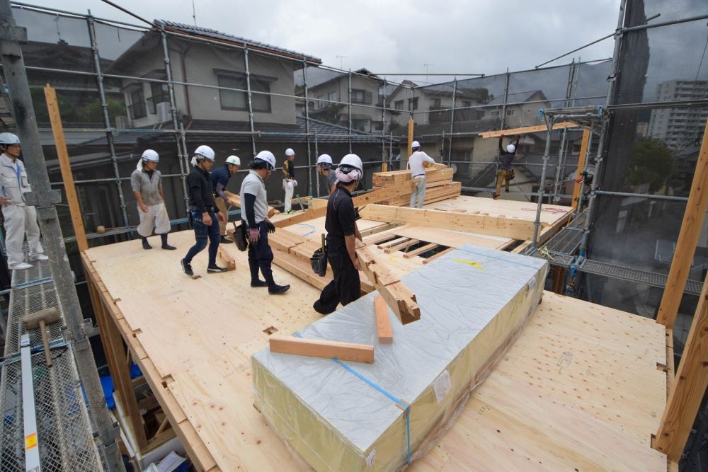 福岡県筑紫野市08　注文住宅建築現場リポート④　～上棟式～