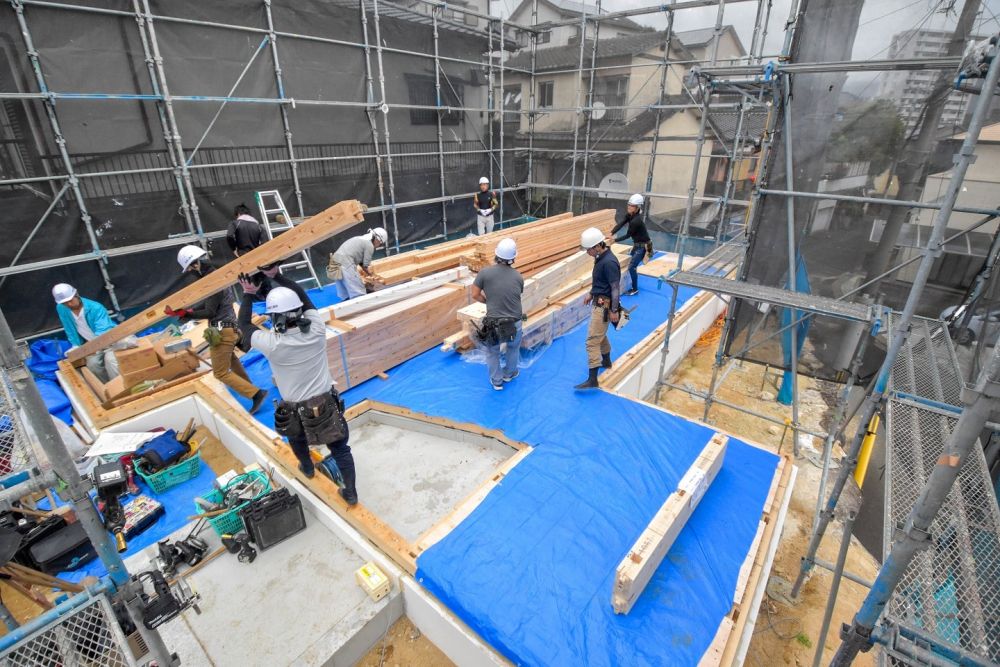 「筑紫野市08」注文住宅現場リポート④【上棟式】
