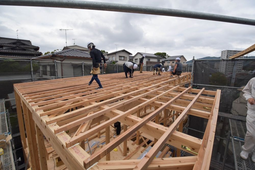 福岡県筑紫野市08　注文住宅建築現場リポート④　～上棟式～