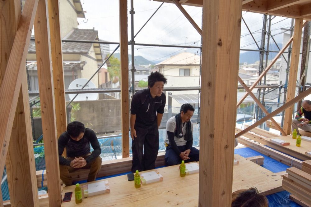「筑紫野市08」注文住宅現場リポート④【上棟式】