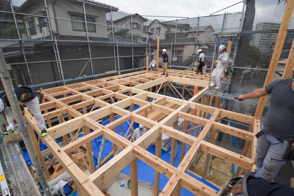 福岡県筑紫野市08　注文住宅建築現場リポート④　～上棟式～