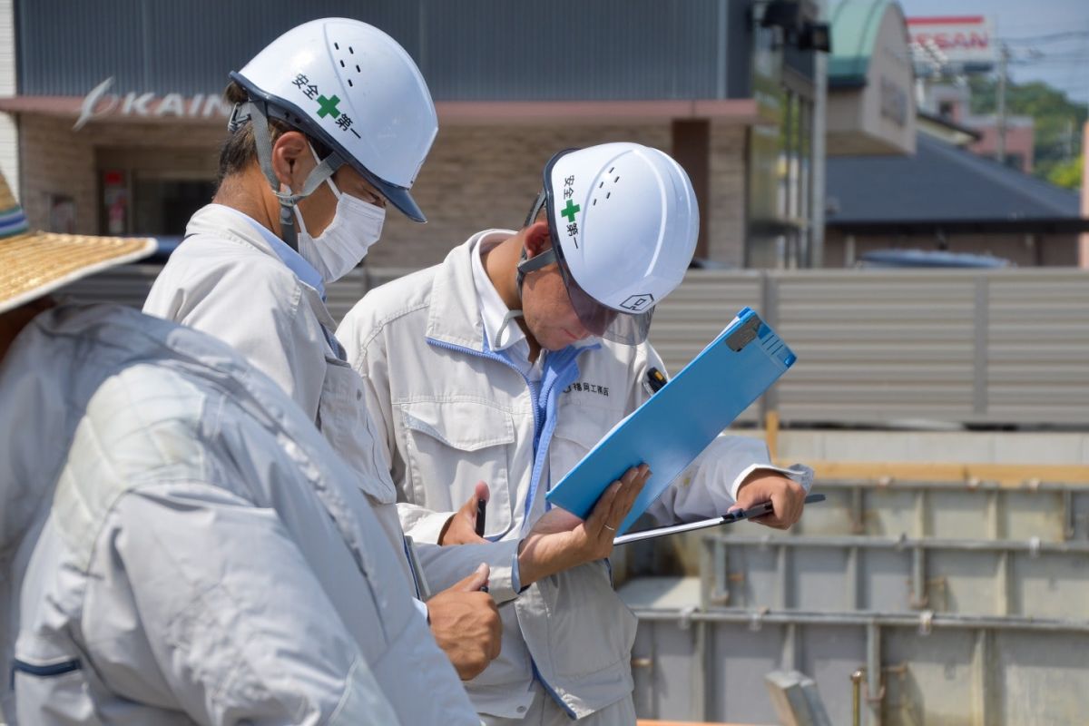 福岡県糟屋郡志免町05　注文住宅建築現場リポート②　～基礎工事・立ち上がりコン～