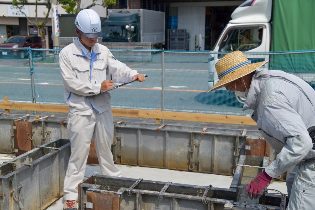 福岡県糟屋郡志免町05　注文住宅建築現場リポート②　～基礎工事・立ち上がりコン～