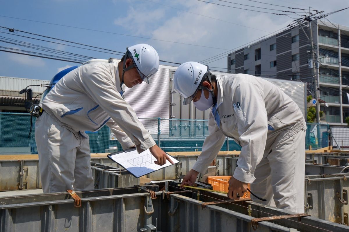 福岡県糟屋郡志免町05　注文住宅建築現場リポート②　～基礎工事・立ち上がりコン～