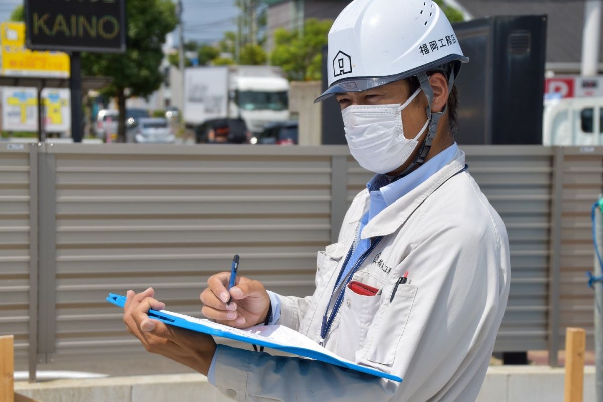 福岡県糟屋郡志免町05　注文住宅建築現場リポート②　～基礎工事・立ち上がりコン～