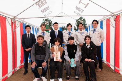 「福津市10」注文住宅現場リポート①【地鎮祭】