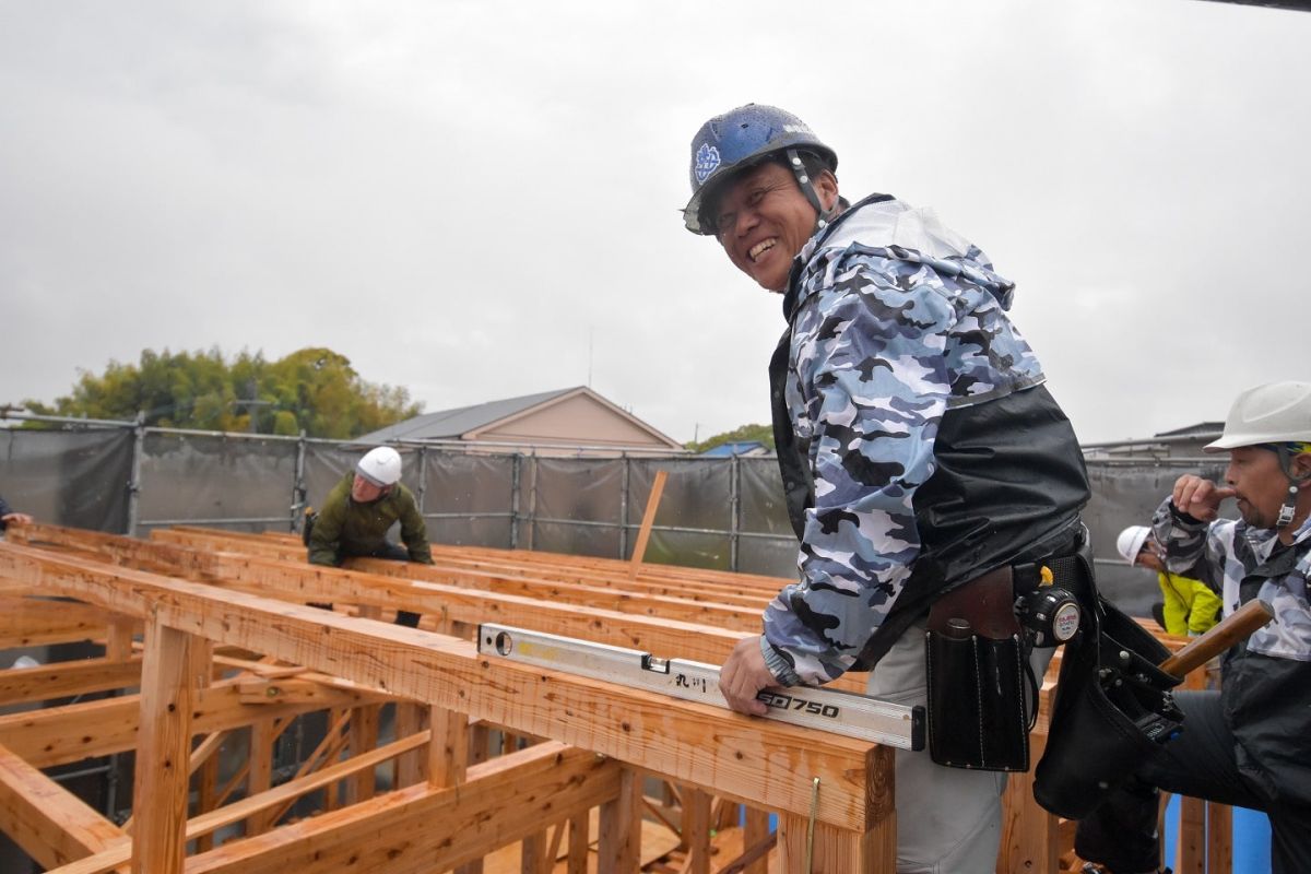 福岡県春日市10　注文住宅建築現場リポート③　～上棟式・後編～