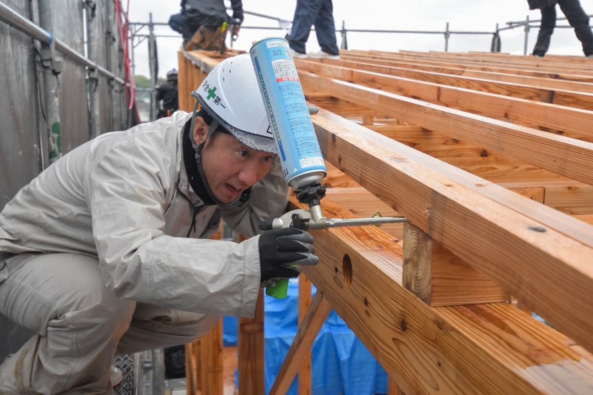 福岡県春日市10　注文住宅建築現場リポート③　～上棟式・後編～