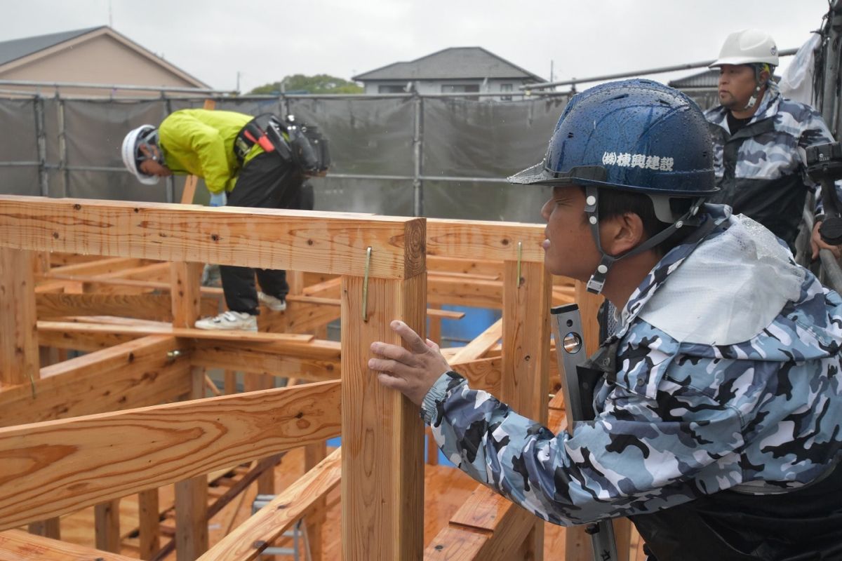 福岡県春日市10　注文住宅建築現場リポート③　～上棟式・後編～