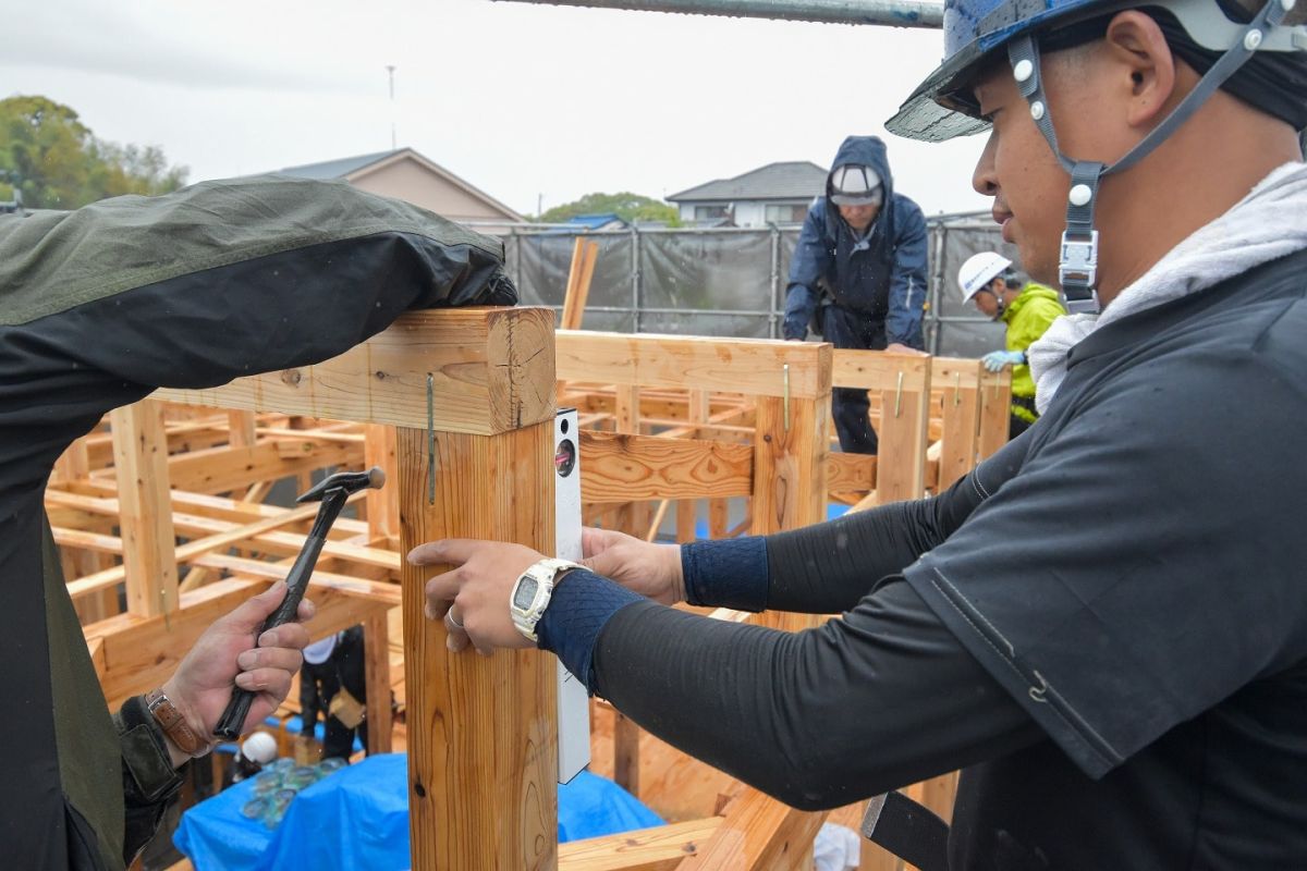 福岡県春日市10　注文住宅建築現場リポート③　～上棟式・後編～