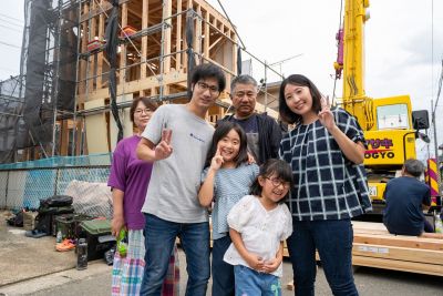 「糟屋郡新宮町02」注文住宅現場リポート③【上棟式】