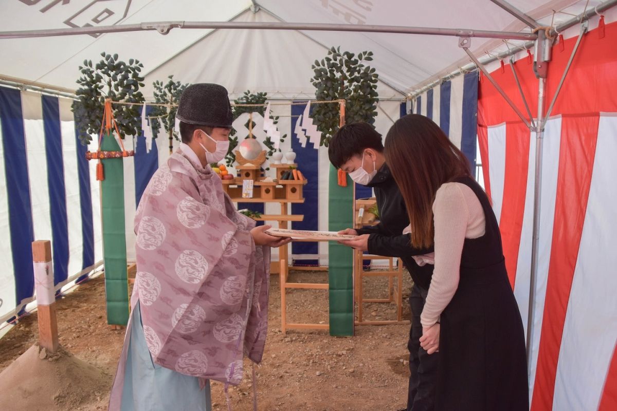 「糟屋郡志免町07」注文住宅現場リポート①【地鎮祭】