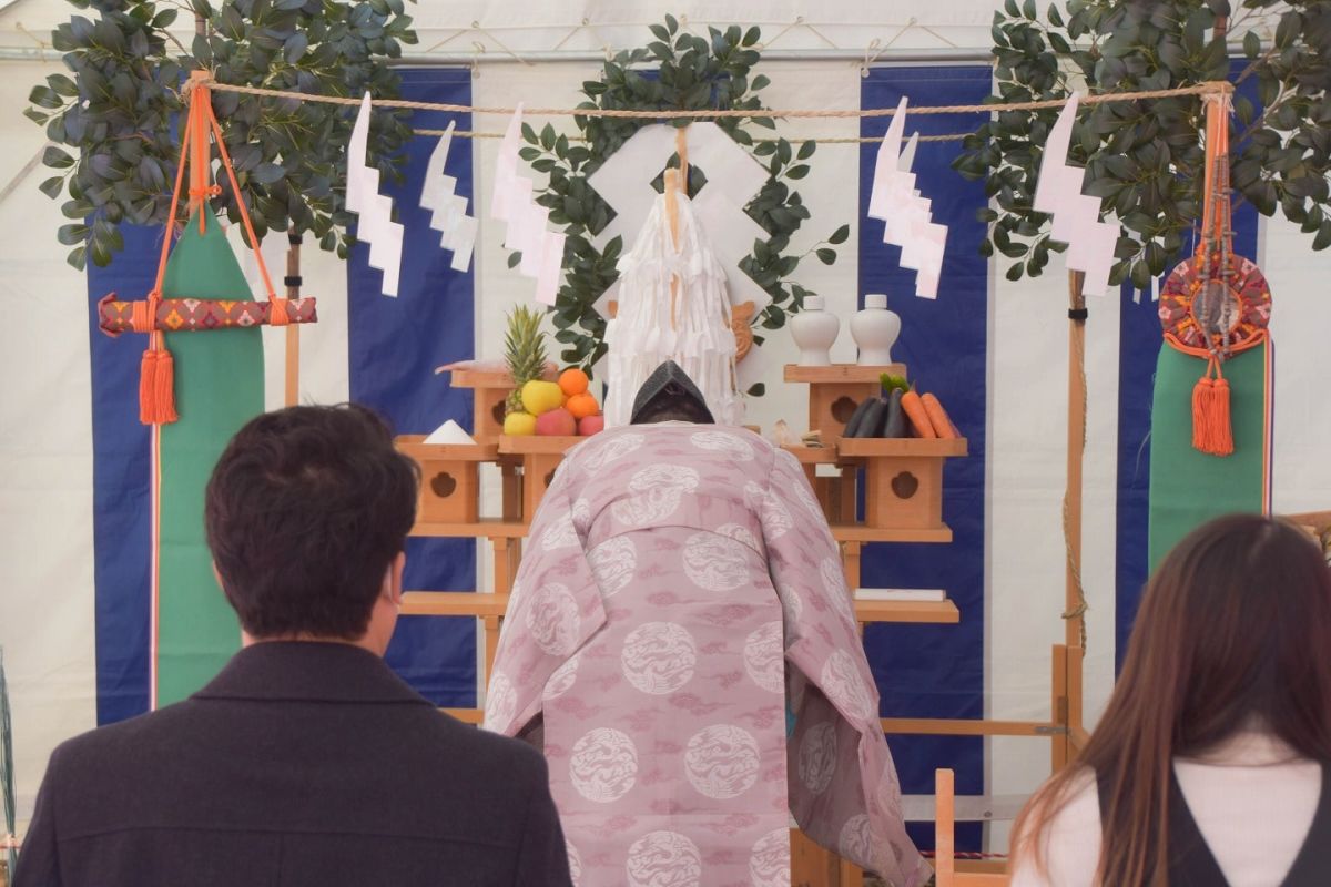 「糟屋郡志免町07」注文住宅現場リポート①【地鎮祭】