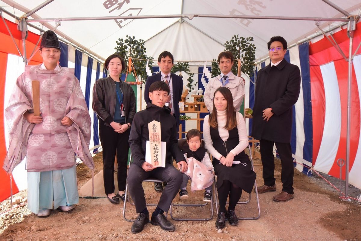 「糟屋郡志免町07」注文住宅現場リポート①【地鎮祭】