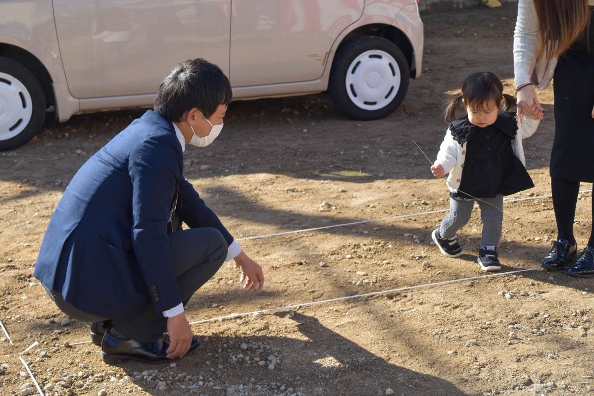 福岡県糟屋郡志免町07　注文住宅建築現場リポート①　～地鎮祭～