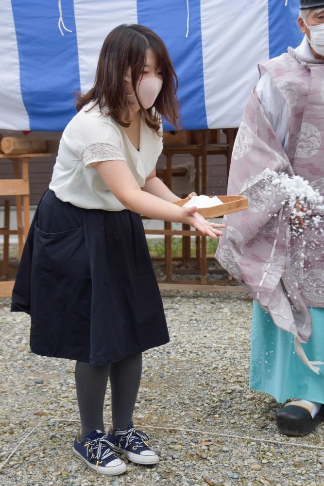 福岡市南区20　注文住宅建築現場リポート①　～地鎮祭～