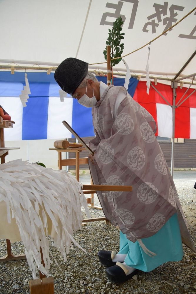 福岡市南区20　注文住宅建築現場リポート①　～地鎮祭～