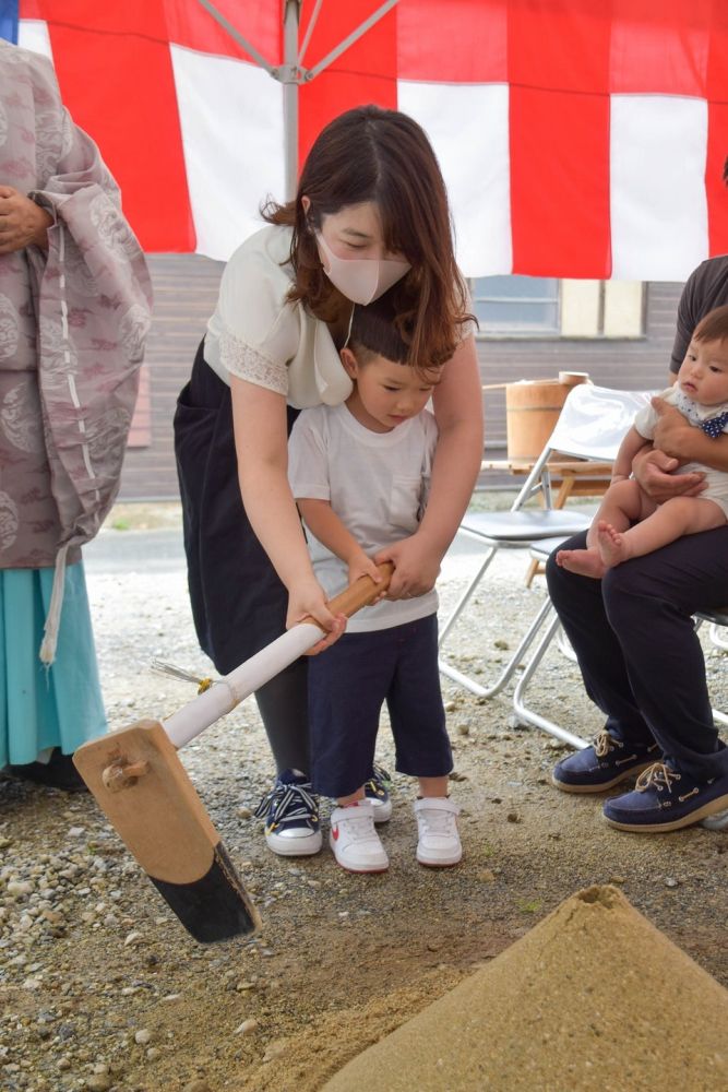 福岡市南区20　注文住宅建築現場リポート①　～地鎮祭～