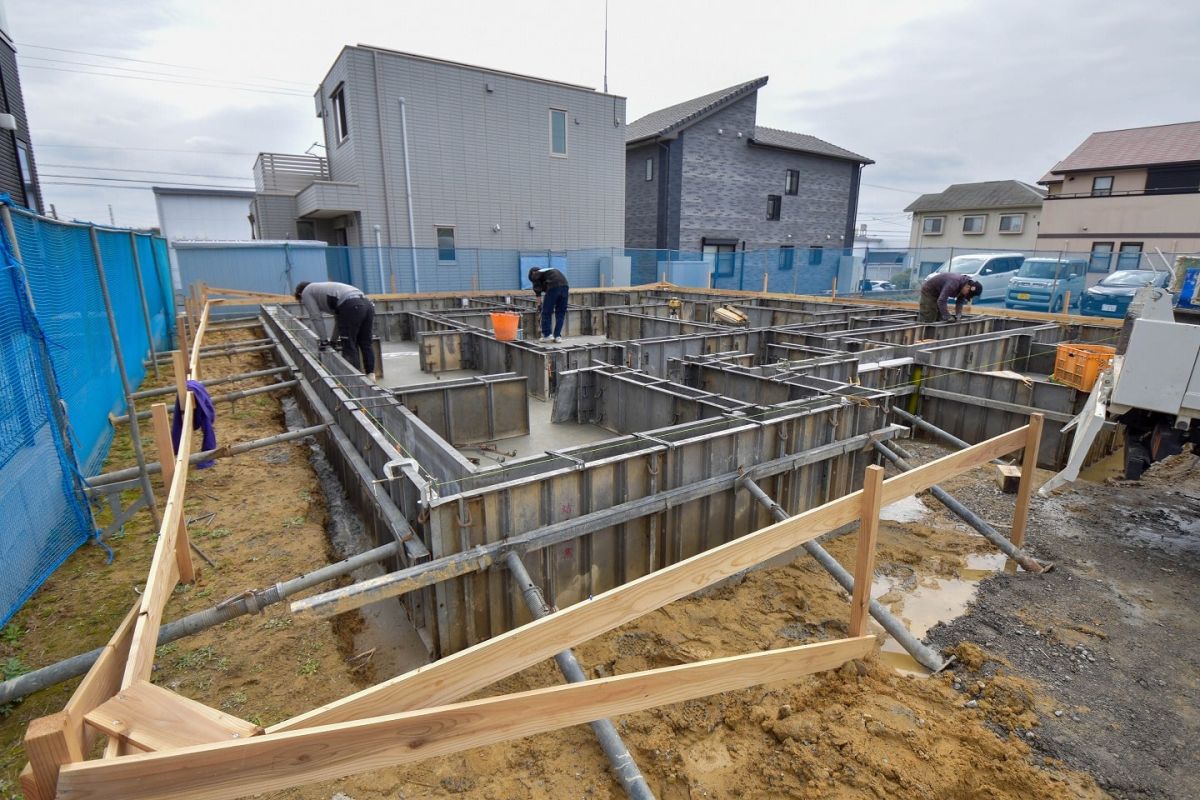 福岡県北九州市若松区03　注文住宅建築現場リポート②　～基礎工事～