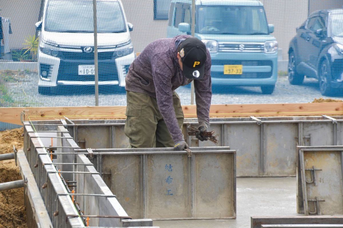 福岡県北九州市若松区03　注文住宅建築現場リポート②　～基礎工事～