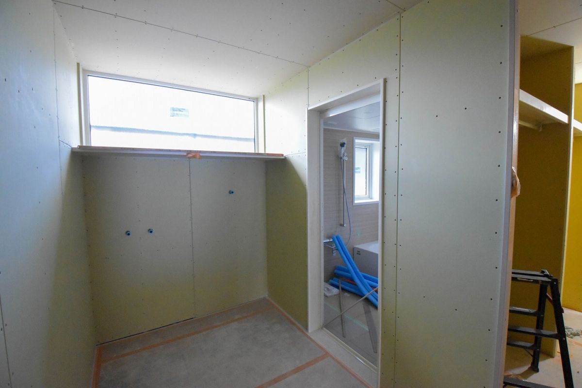 「福岡市早良区12」注文住宅現場リポート⑥【木工事】【石膏ボード】