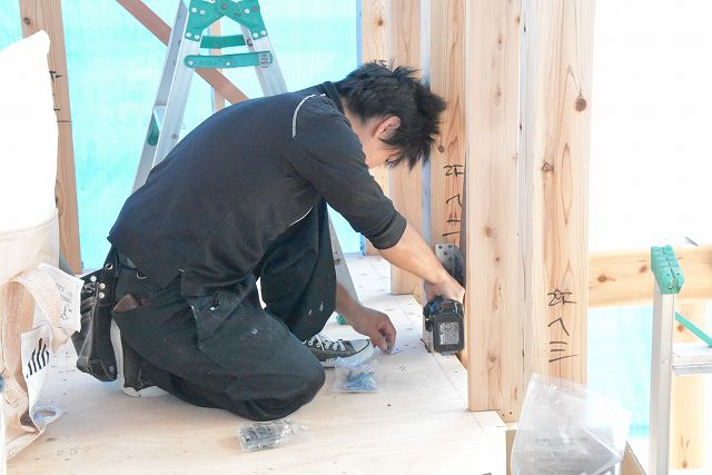 「太宰府市04」注文住宅現場リポート⑥【木工事】【金物】