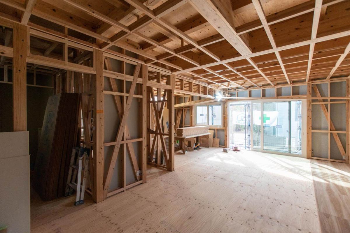 「福岡市城南区08」注文住宅現場リポート⑥【木工事】【気密処理】