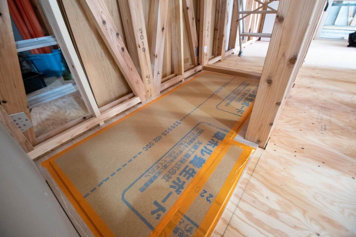 「福岡市城南区08」注文住宅現場リポート⑥【木工事】【気密処理】